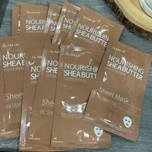 10 Glam Up Nourishing Shea Butter Sheet Mask - Tan